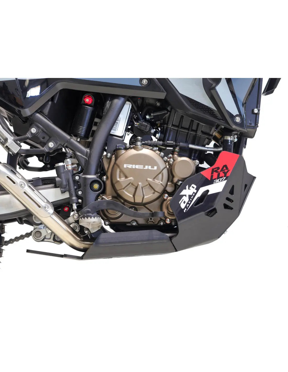 Axp Racing Adventure Skid Plate Black for Rieju Avent Rally 307