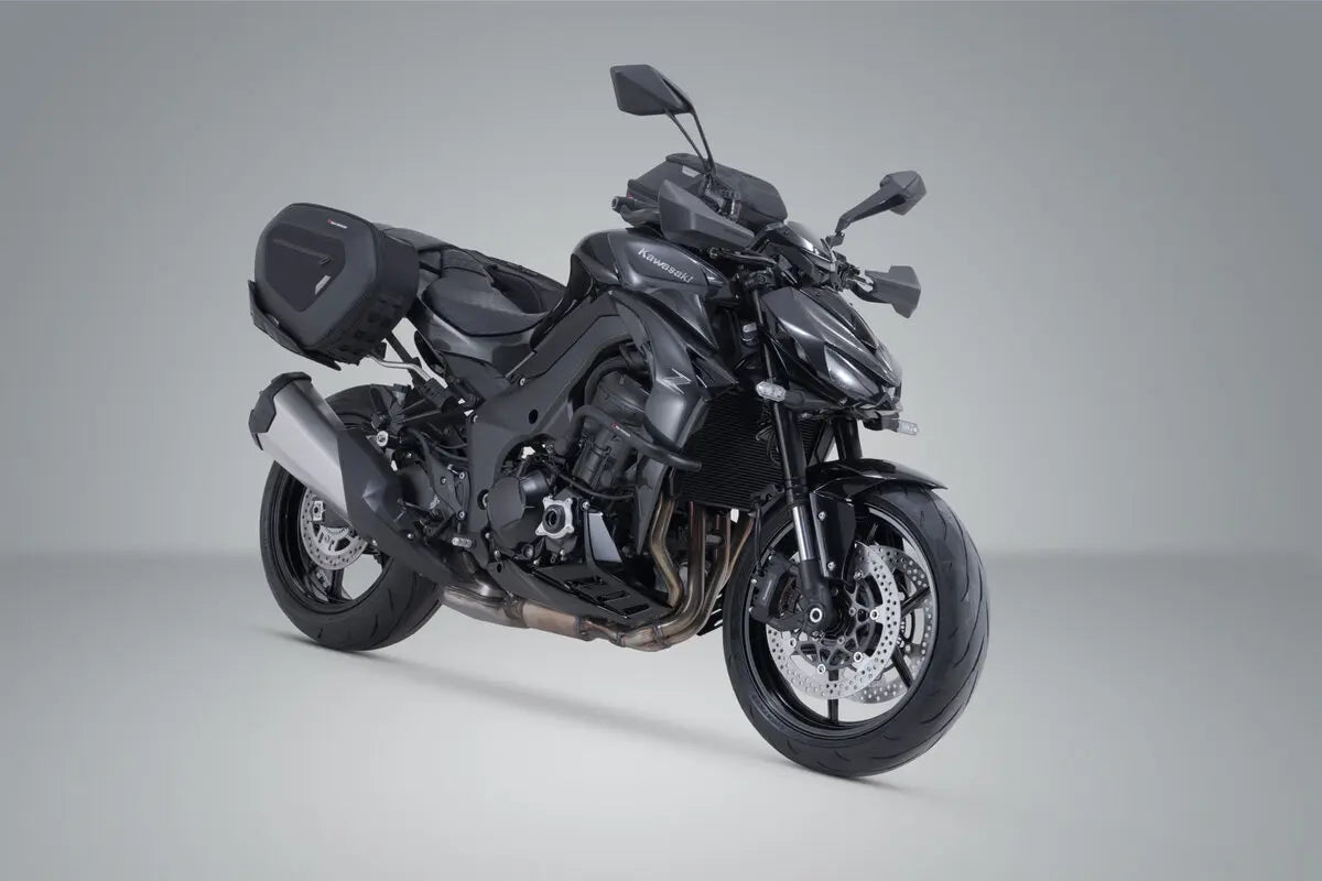 Sw-Motech PRO BLAZE H Saddlebag Set Black Edge Protection Heat