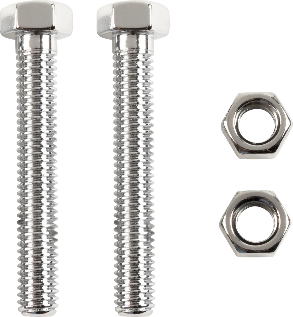 Colony Rear Axle Adjuster Bolts Chrome for Harley Davidson