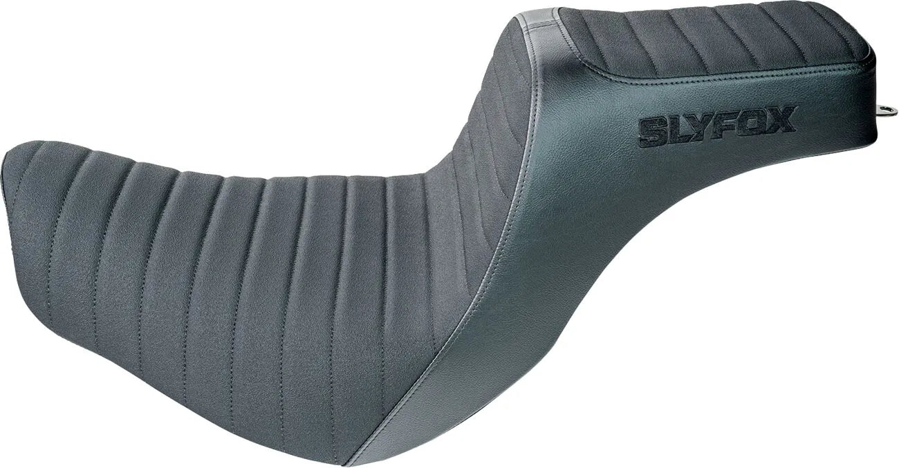 2-Up Slyfox High Noon Seat - Enhanced Comfort - For Harley Davidson