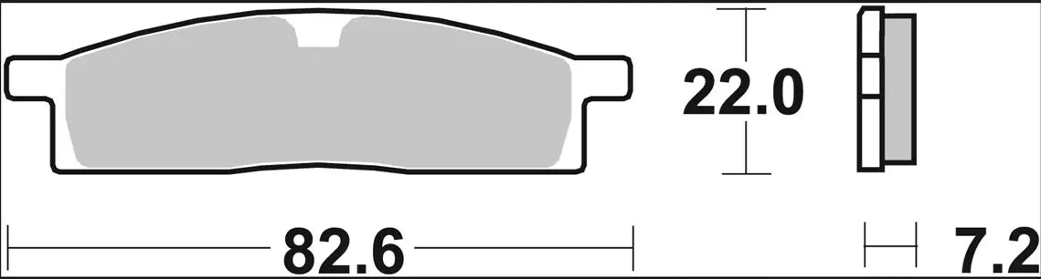Brembo Sx Prime Line Sintered Brake Pad Set