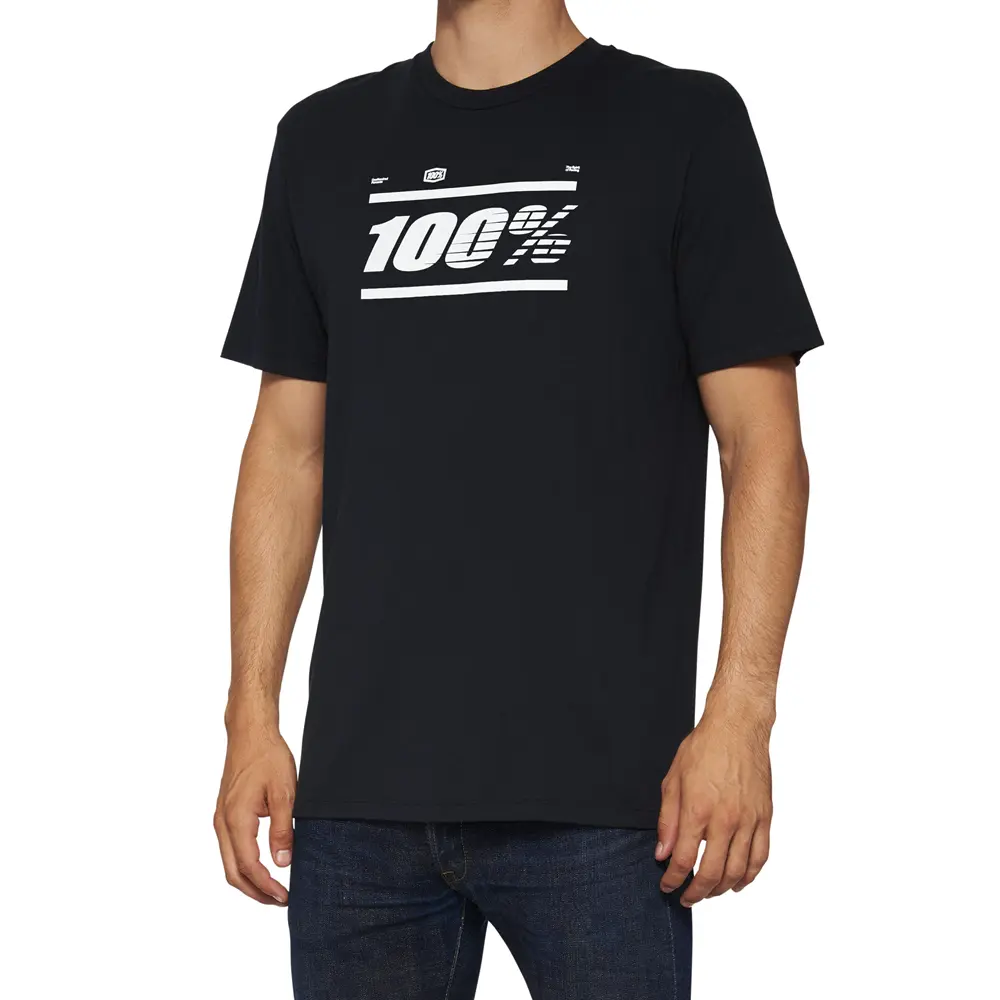 100% Maggiora Short Sleeve T-Shirt Black