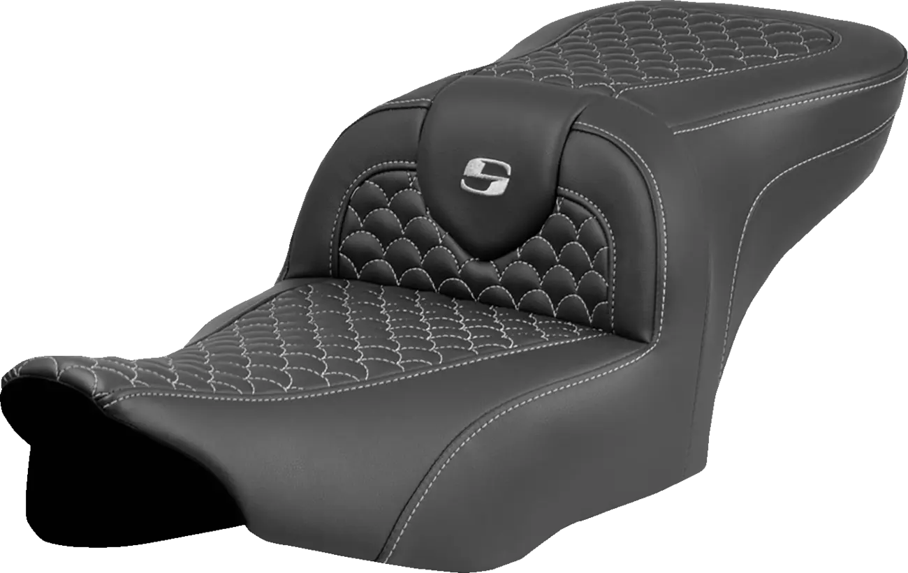 Saddlemen Roadsofa Dragon Scale Seat - For Harley Davidson