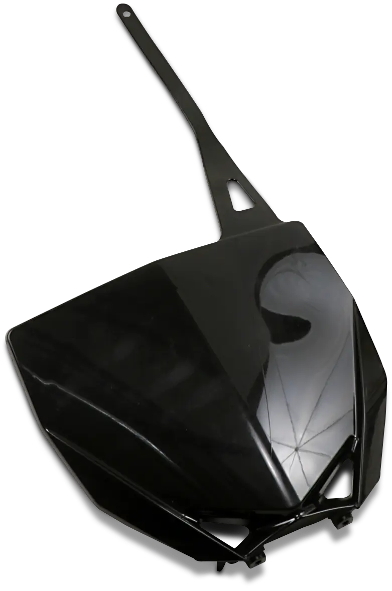 Ufo Replacement Front Number Plate Black