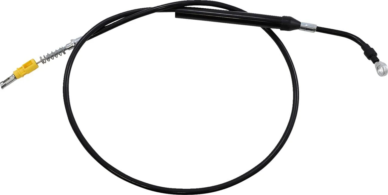 La Choppers Black Vinyl Clutch Cable for Ape Hanger Handlebars