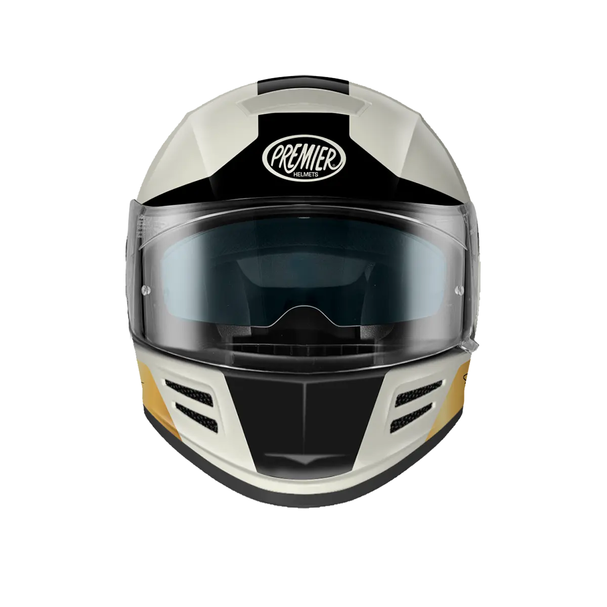 Premier Helmets Commander Gp Helmet Full Face Street Gold/white/black