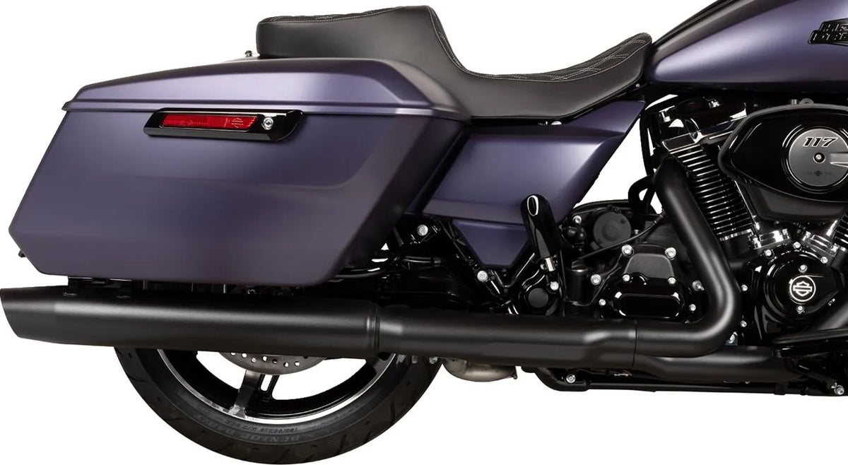 Drag Specialties Performance Predator 2-up Seat - For Harley Davidson
