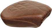 Mustang Wide Tripper Rear Seat - Brown - For Harley Davidson
