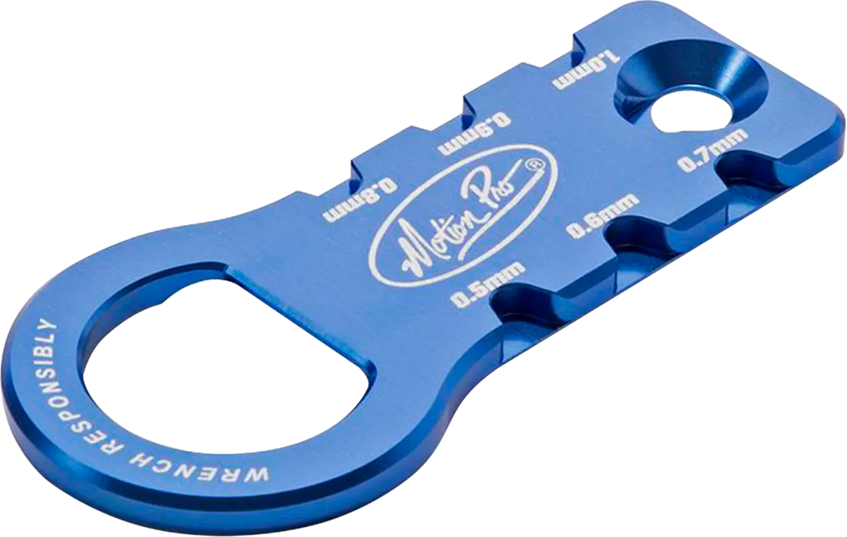 Motion Pro Spark Plug Gap Tool Blue Anodized 0.5-1.0mm