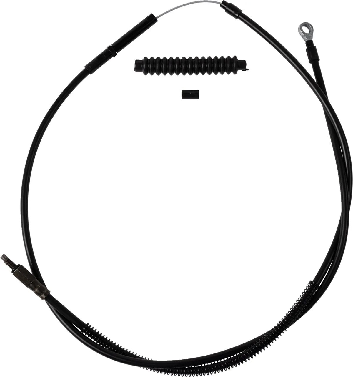 Barnett Stealth Clutch Cable +8" Black for Harley Davidson