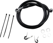 Drag Specialties Wydłużony Zestaw Przewodów Hamulcowych 47.25" Czarny Vinyl