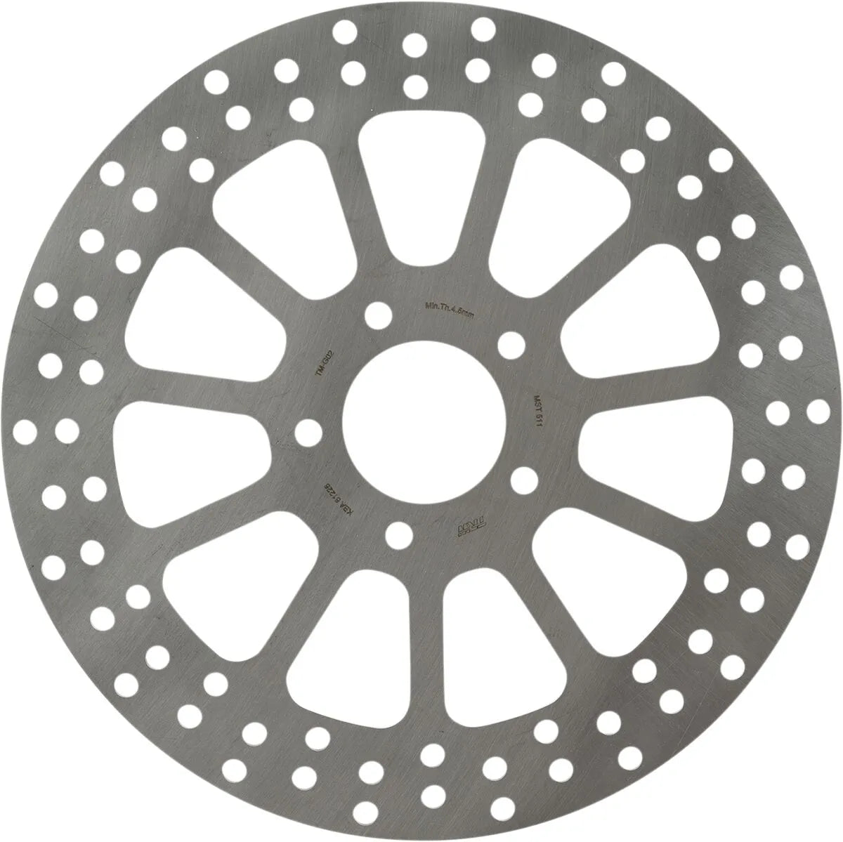 Trw Round Fixed Brake Rotor For Motorcycles - Front
