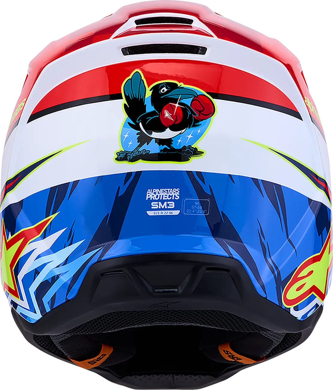 Alpinestars SM3 Falcon Helmet Red/White/Blue