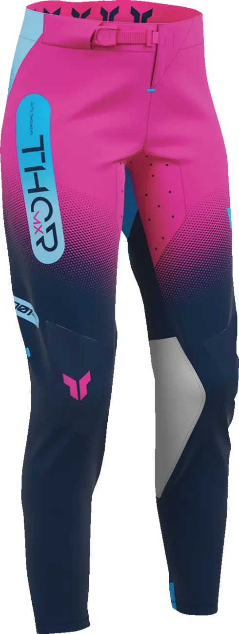 Thor Women's Sportmode Merge Pants Navy Fuchsia