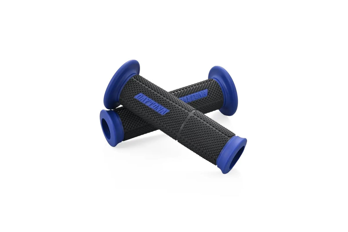 Daytona GGD-Base2 Grips Black Blue 7/8" 123mm Open End