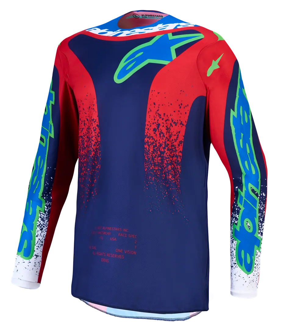 Alpinestars Fluid Drag Jersey Blue/Navy/Red/White