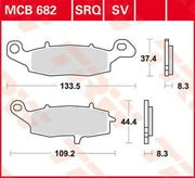 Trw Sv Series Sintered Brake Pads - Front