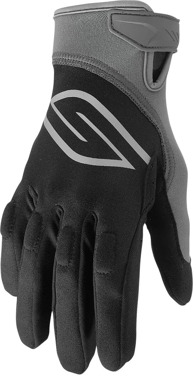 Slippery Circuit Gloves Black Charcoal