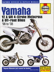 Haynes Service Manual 4-Stroke for Yamaha YZ WR Motorcycles