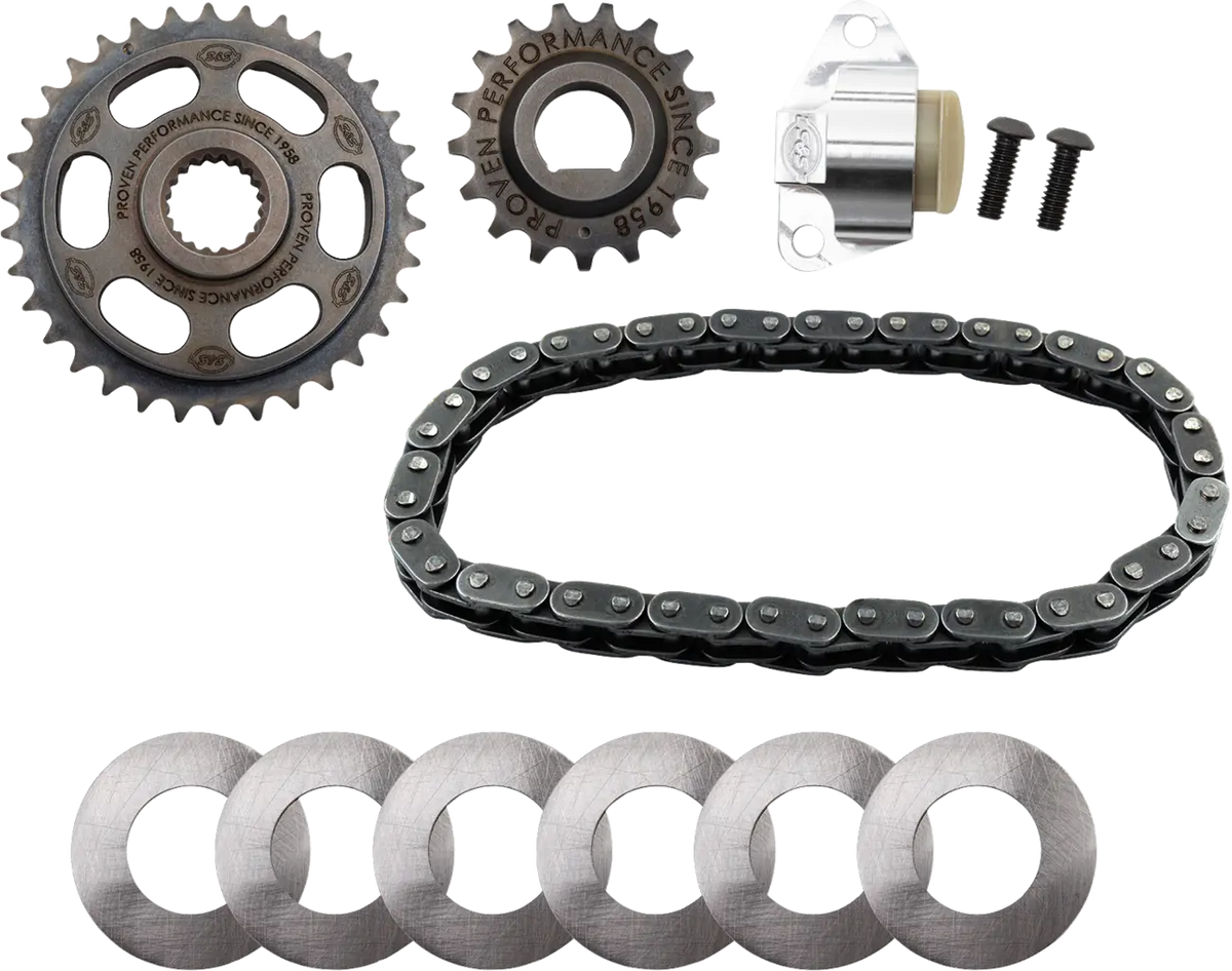 S&S Cycle M8 Camshaft Chain Drive Kit with Tensioner 2017-Up