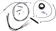 La Choppers Stainless Braided Cable/Brake Line Kit