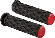 Arlen Ness Diamond Grips - 1" Handlebar