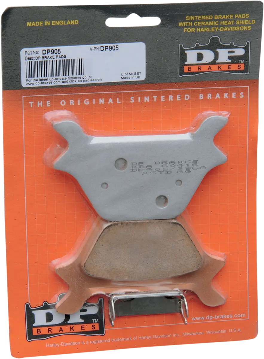 Klocki Hamulcowe Spiekane Metalowe Dp Brakes Do Harley/buell - Tył