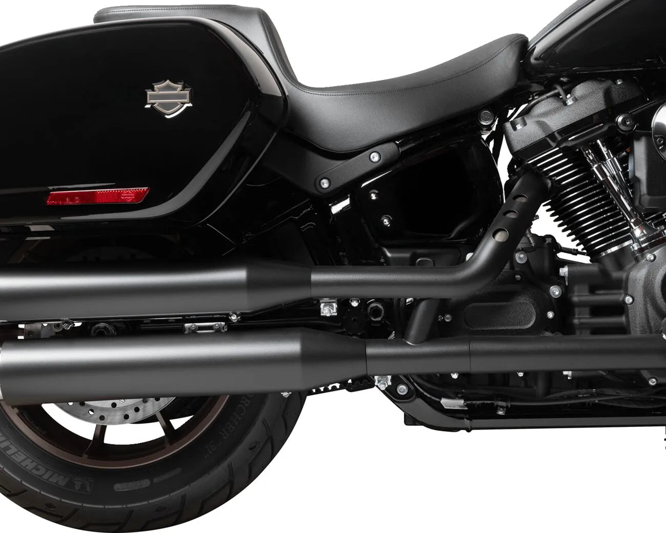 Drag Specialties Performance Predator 2-up Seat - For Harley Davidson
