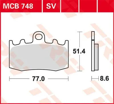 Trw All Round Spiekane Metalowe Klocki Hamulcowe - Przód