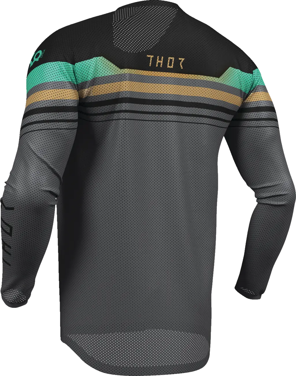 Thor Launchmode Air Raptor Jersey - Black/Orange/Teal/Charcoal Gray