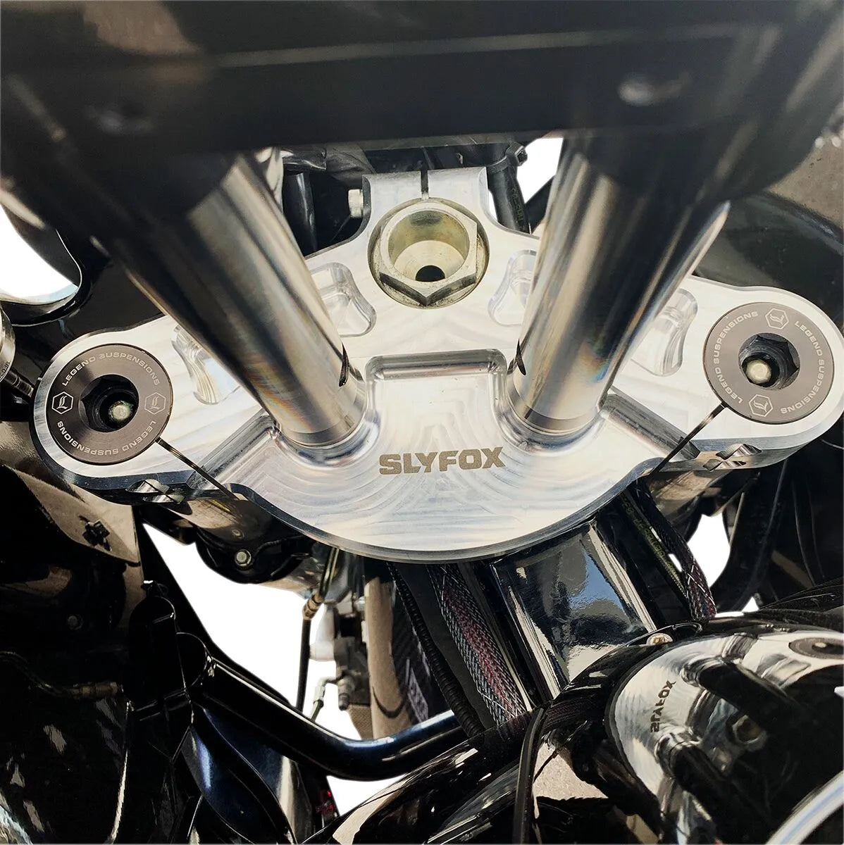 Slyfox 49 Mm Triple Clamps - Upper Clamp Replacement