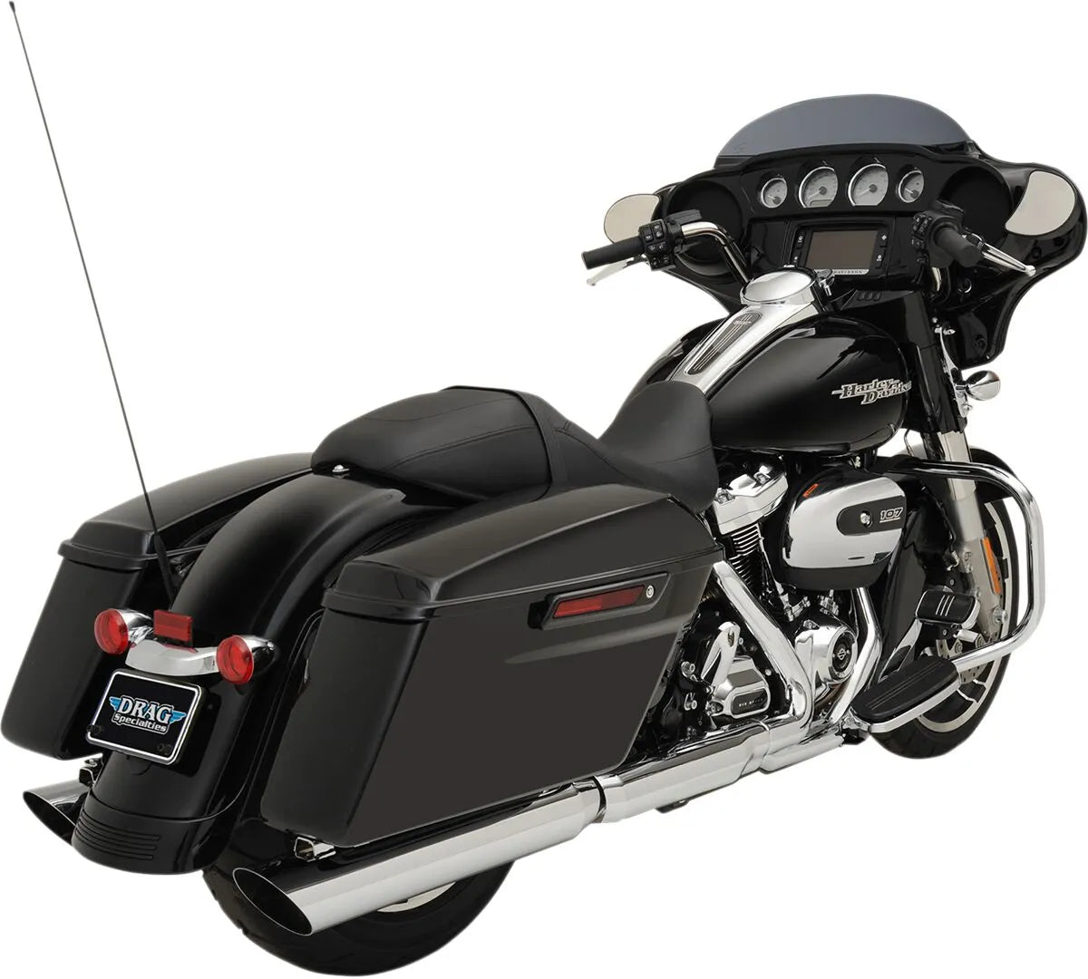 Tłumiki Drag Specialties Slashdown Slip-on - Chrom