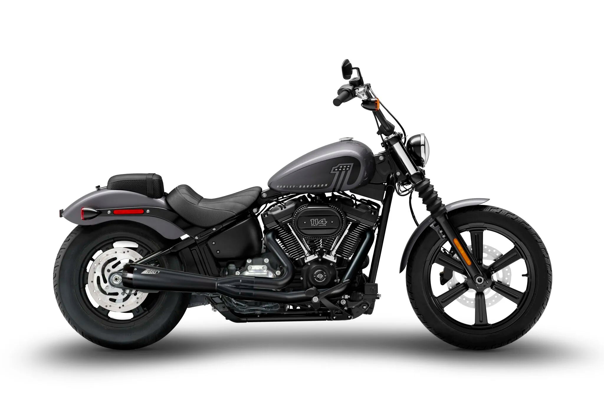Zard 2:1 Pełny Układ Wydechowy Do H-d Softails (Czarny) - Homologacja ECE