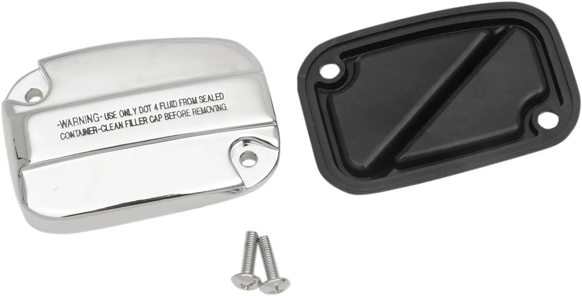 Drag Specialties Clutch Master Cylinder Cover Kit Chrome