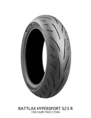 Bridgestone Battlax Hypersport S23 Rear Tire 190/50zr17