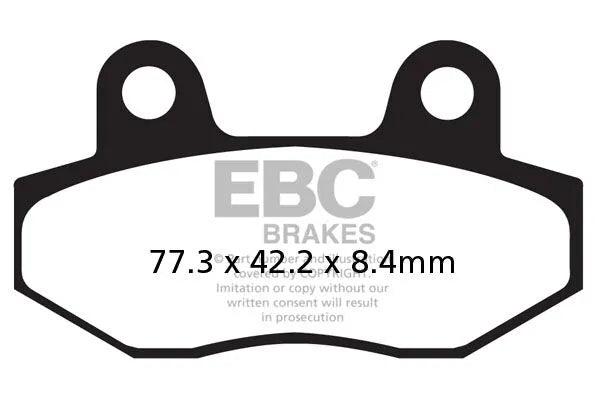 Ebc Fa-hh Series Spiekane Klocki Hamulcowe - Przód & Tył