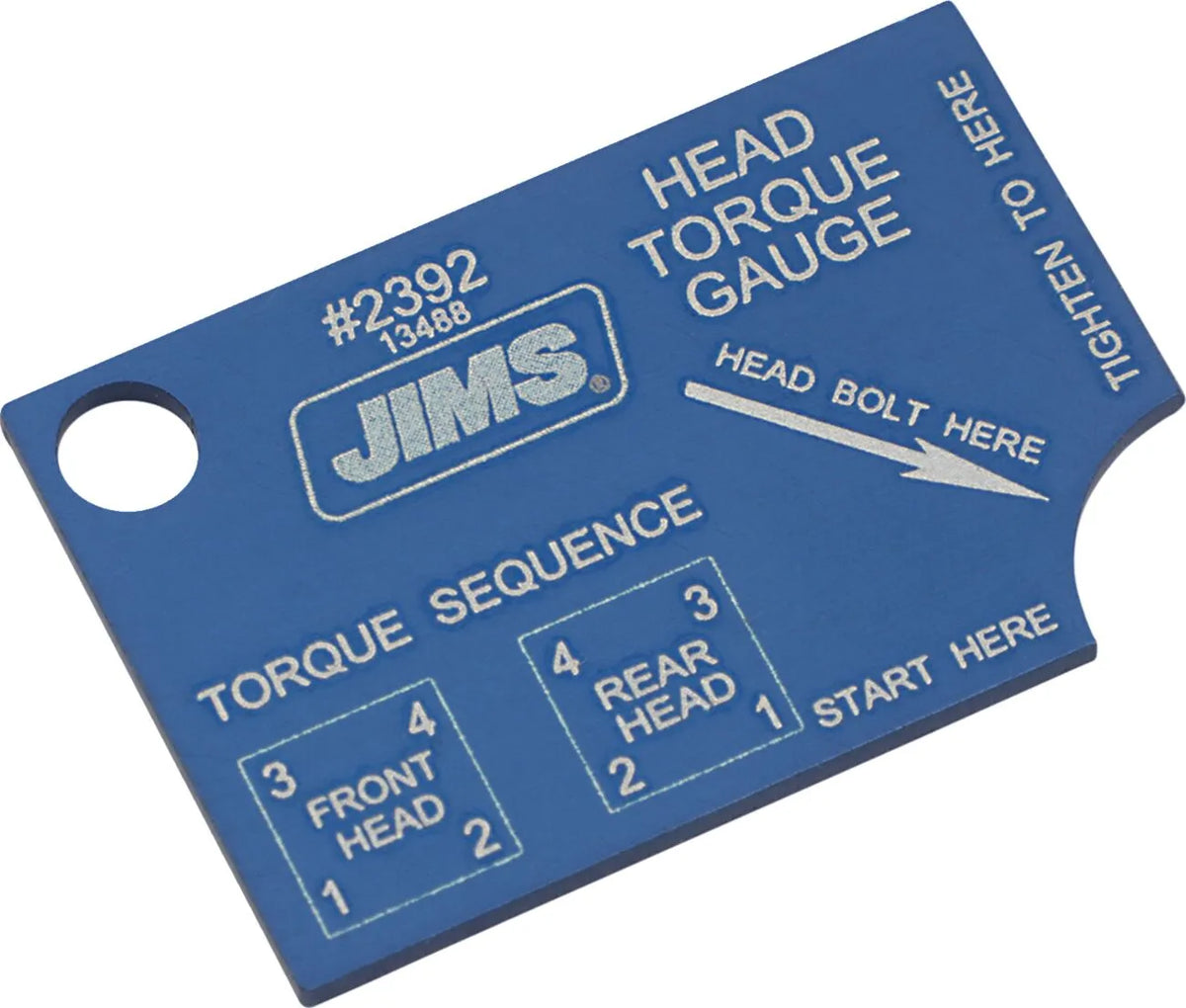 Jims Head Bolt Torque Gauge 90° for Harley Davidson Sportster XL