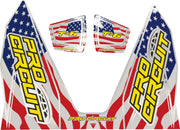 Pro Circuit T-6 Exhaust Decals - Replacement Decal Pair