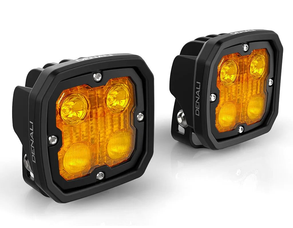 Denali D4 Led Light Trioptic Lens Kit - Amber