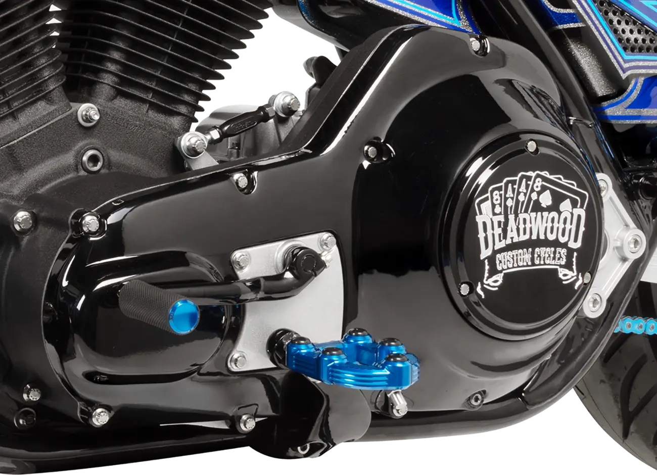 Arlen Ness Shift Peg - Black Anodized Aluminum & Rubber