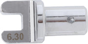 Excel Torque Spoke Wrench Head 6.3mm Chrome