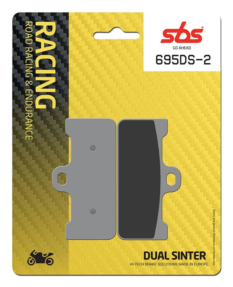 Sbs Ds Racing Dual Spiekane Klocki Hamulcowe - Przód