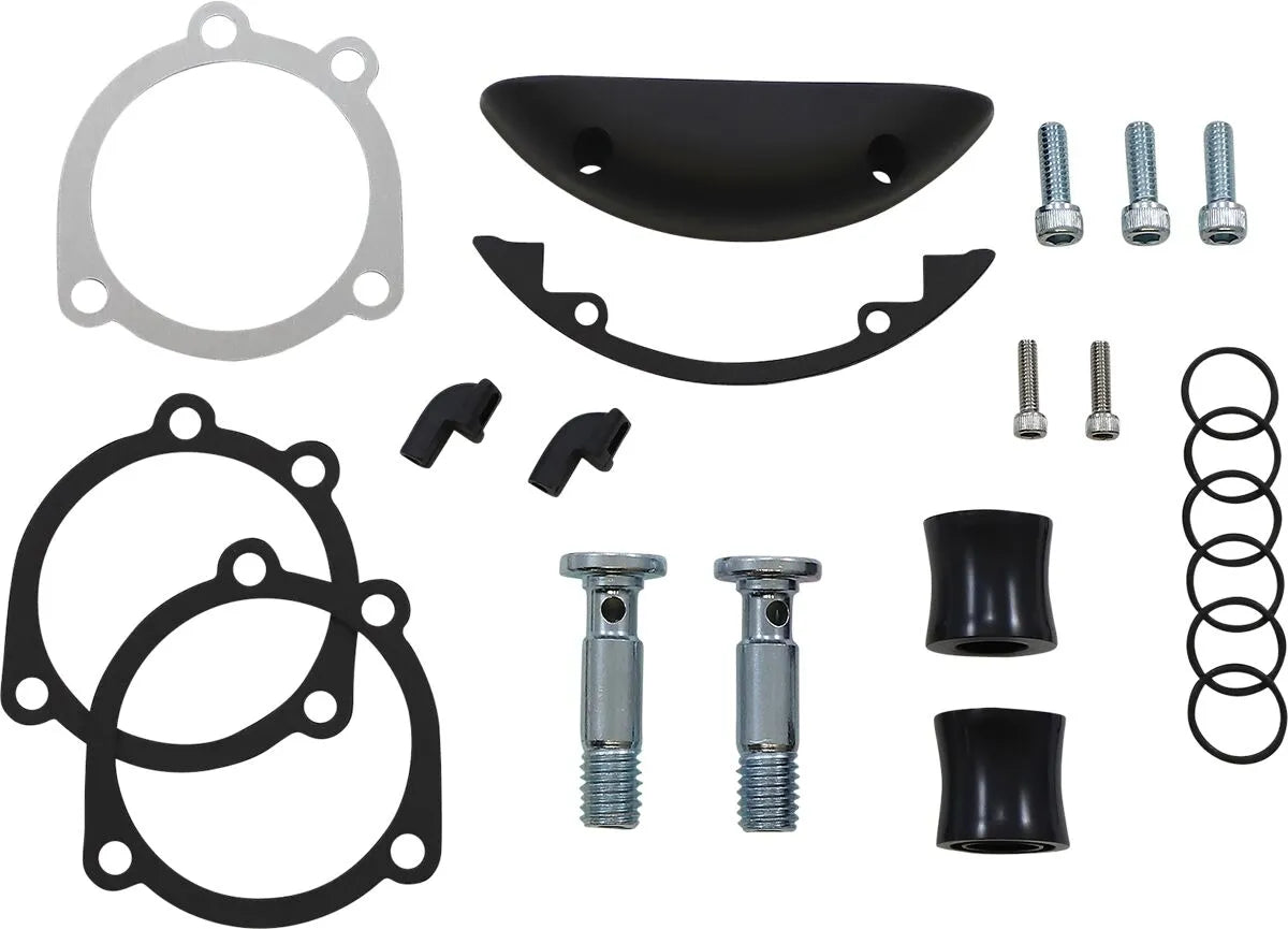 Arlen Ness Black Inverted Air Cleaner Hardware Kit for Sportster