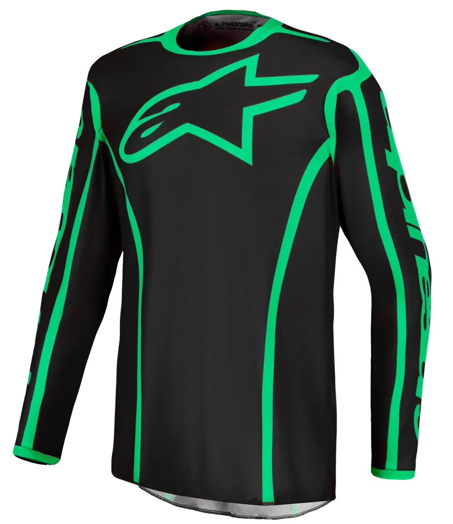 Alpinestars Fluid Apex v2 Jersey Black/Green