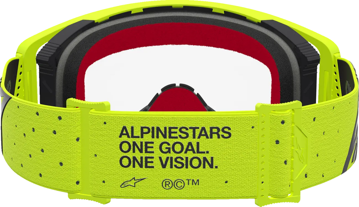 Alpinestars Supertech Vesta Goggle Yellow Fluo Black/Clear
