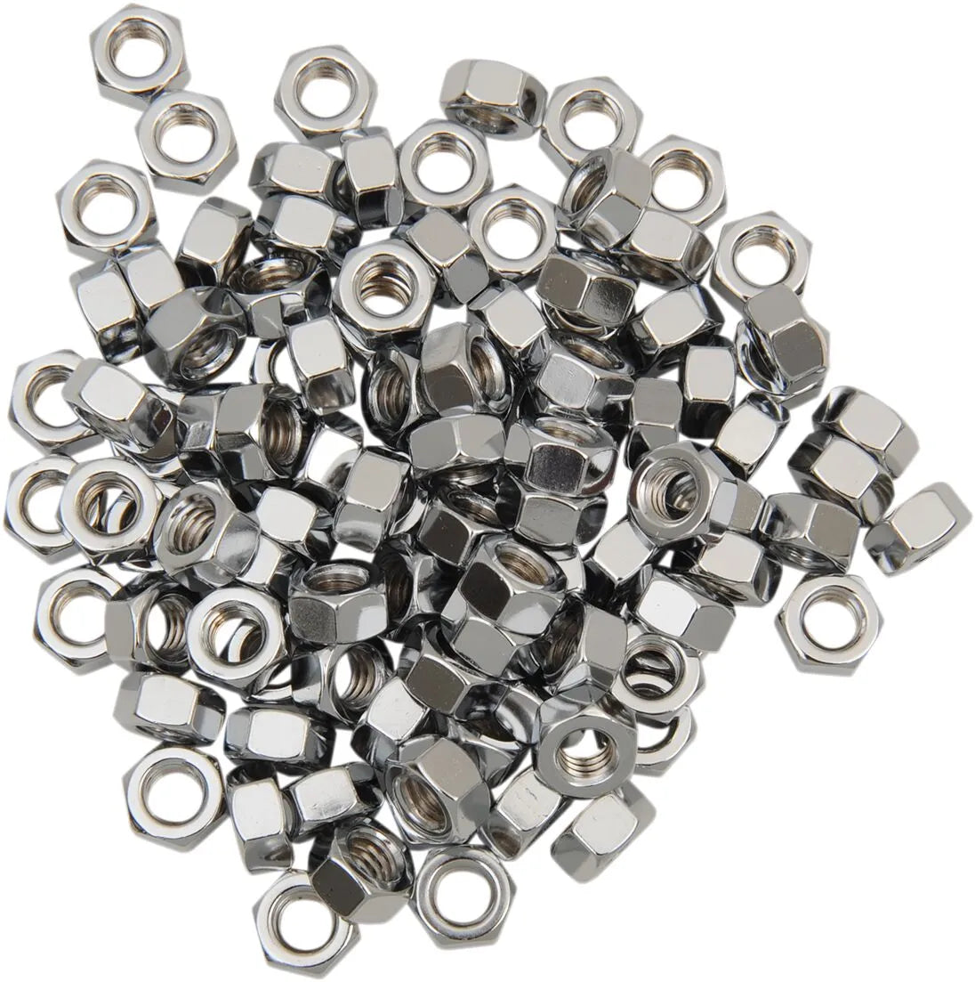 Drag Specialties 5/16"-18 Chrome Hex Nuts