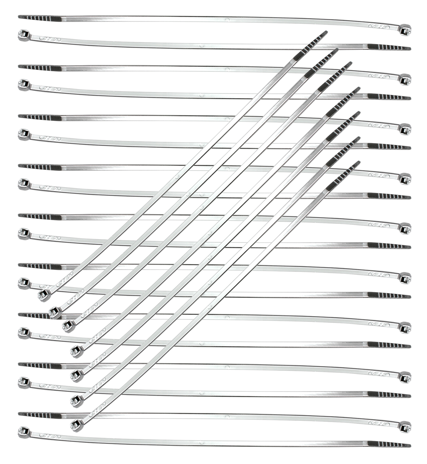V-Twin Chrome Tie Wraps – Hardware