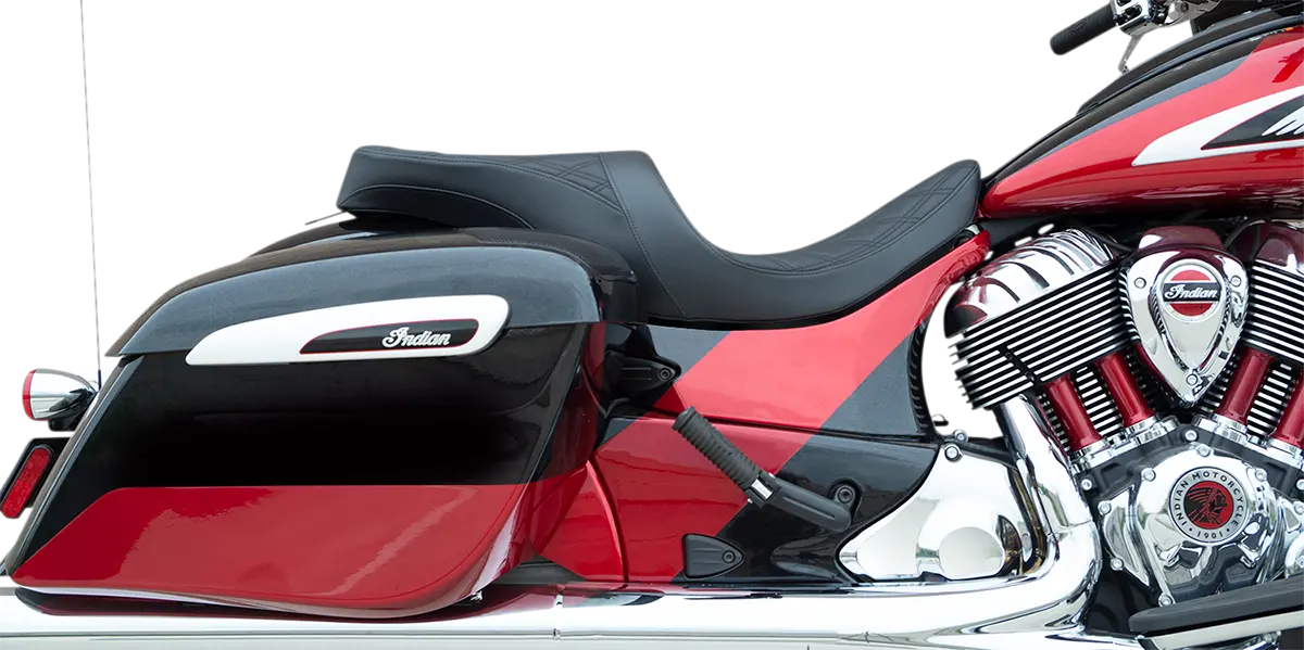 Drag Specialties Low Profile Touring Seat - For INDIAN