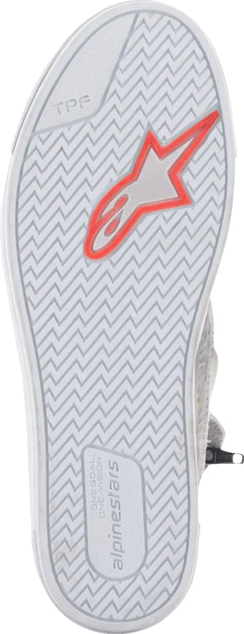Alpinestars Stated Motorcycle Shoes Gray Red White
