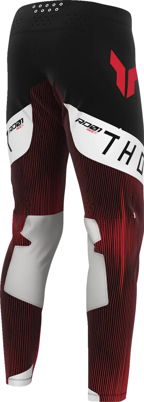 Thor Sportmode Vanish Pants Black/Red